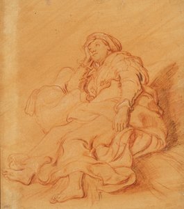 Studie postavy Rachel, kolem roku 1621. od Pieter Lastman