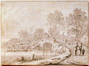 Most přes kanál, měsíc květen 1656
