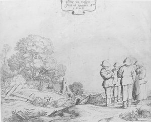 Tři sedláci a jedna žena, 1626.