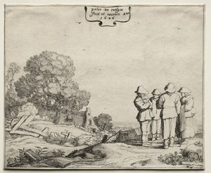 Krajina s rozhovory čtyř sedláků, 1626.