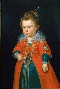Eleonora Gonzaga 1598-1655 ve věku dvou let, ca. 1600.