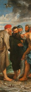 Triptych The Miraculous Draft of Fishes, levý panel, 1618-1619. od Pieter Paul Rubens