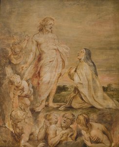 Vidění svaté Terezy z Avily, c. 1635.