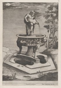 Zrcadlo římské velkoleposti: Fontána a pánev, 1581., 1581.