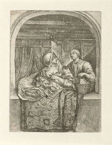Žena kojí své dítě od Pieter Peutemans