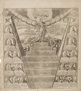 Apoteóza Petrovy vojenské slávy, 1717 od Pieter Pickaert