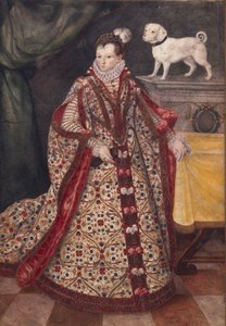 Portrét moravské ženy. od Pieter Pietersz the Younger