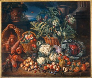 Nature morte: legumes et fruits - Zátiší: Zelenina a ovoce ... od Pieter Snyers