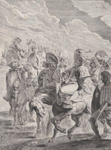 Turecký princ na koni, ca. 1620-25.