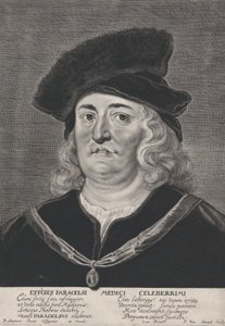 Portrét Theophrastus Paracelsus, 1615-43.
