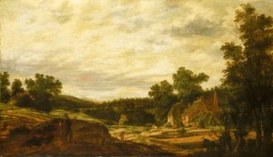 Kopcovitá krajina od Pieter Stalpaert