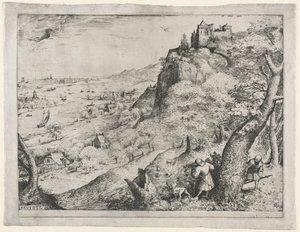 Hon na králíka od Pieter The Elder Brueghel