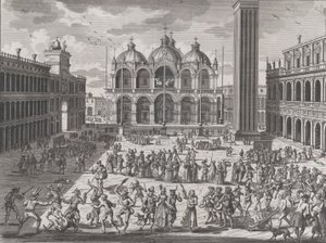 The Carnival of Venice, from: Thesaurus of Antiquities and Historys of Italy, sv. 9, 1722