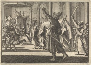 Poláci v kostele Riddarholm ve Stockholmu, 1698 od Pieter Van der Aa