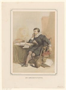Jan Janszoon Starter u svého psacího stolu od Pieter Wilhelmus van de Weijer
