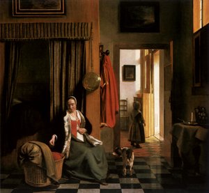 Matka, kolem 1661-63 (olej na plátně)