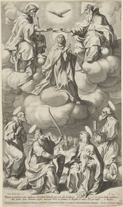 Korunovace Marie od Pieter de Jode (I) (attributed to)