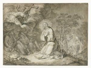 Kristus v zahradě Olivetské od Pieter de Jode (I)