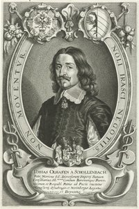 Portrét Tobiase Oelhafena van Schöllenbacha Celeberrimi Legati (název série) od Pieter de Jode (II)