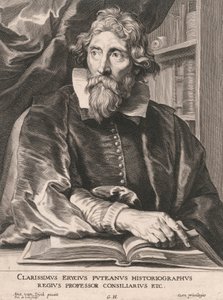 Clarissimus Erycius Puteanus Historiographus, královský profesor poradce atd.