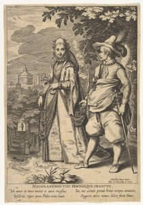 Milan Men and Female Ornaments, from Fashions of Different Nations.n.d.