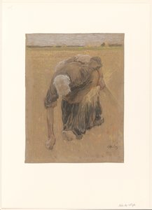 paběrkující žena od Pieter de Josselin