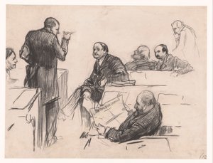 Poslanci pan H.C. Verniers van der Loeff, A.J.W. Farncombe Sanders, G. M. van der Linden, J. Willink a Jhr. Pan Ruys van Beerenbroek od Pieter de Josselin