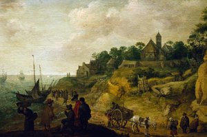 Hollantilainen maisema, Pieter de Neynin (1597-1639) ansioksi. od Pieter de Neyn