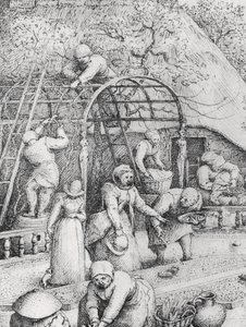Detail jara od Pieter Bruegel the Elder