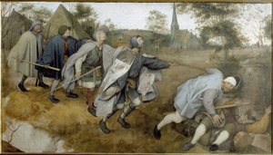 Podobenství o nevidomých - Malování od Pieter Bruegel the Elder