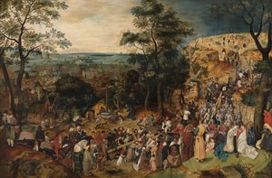 Kristus nesoucí kříž od Pieter the Younger Brueghel
