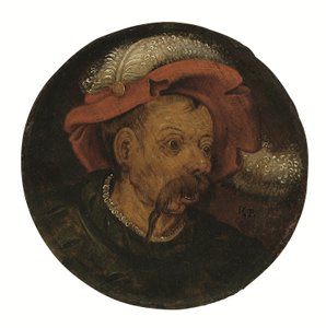 Hlava landsknechta (olej na panelu) od Pieter the Younger Brueghel