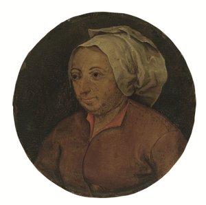 Hlava ženy (olej na panelu) od Pieter the Younger Brueghel