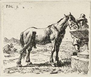 Pitný kůň od Pieter van Laer