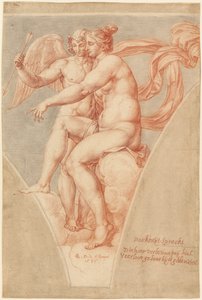 Venuše a Amor (podle Rafaela) od Pieter van Lint