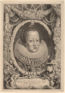 Eleanora, manželka Ferdinanda II od Pieter van Sompel after Pieter Claesz Soutman