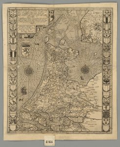 1596 Nizozemsko Comitatus Kaerius od Pieter van den Keere