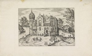 Hrad na řece Malé krajiny (název série) od Pieter van der Borcht (I)
