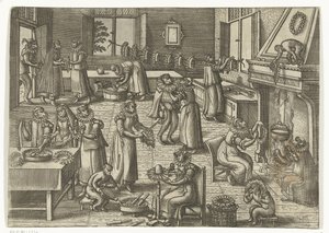 obojkové studio Apenspel (název série) od Pieter van der Borcht (I)