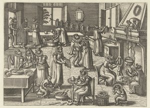 obojkové studio Apenspel (název série) od Pieter van der Borcht (I)