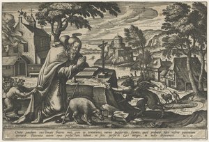 Pokušení svatého Antonína od Pieter van der Borcht (I)