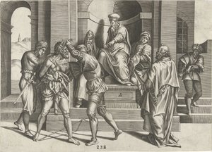 Uvěznění Jana Křtitele od Pieter van der Heyden