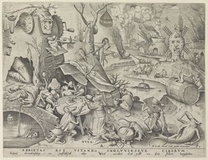 žravost Gula (název na objektu) Sedm smrtelných hříchů (název série) od Pieter van der Heyden