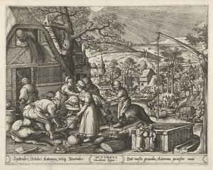 Podzim Podzim (název na objektu) The Four Seasons (název série) od Pieter van der Heyden