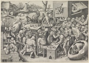 Kameník nebo čarodějnice z Mallegem od Pieter van der Heyden