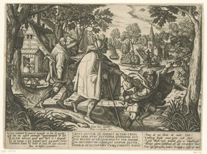 Podobenství o dvou slepých lidech od Pieter van der Heyden