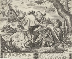 Podobenství o dvou slepých od Pieter van der Heyden