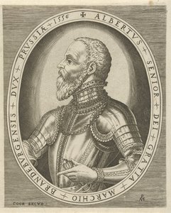 Portrét Albrechta Friedricha, markraběte Braniborského Portréty panovníků (název série) od Pieter van der Heyden