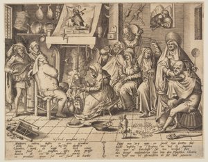 Masopustní úterý od Pieter van der Heyden
