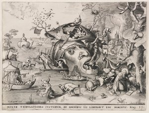 Pokušení svatého Antonína od Pieter van der Heyden
